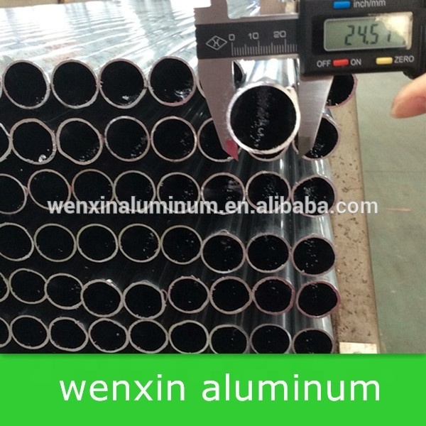 Bright aluminum tube