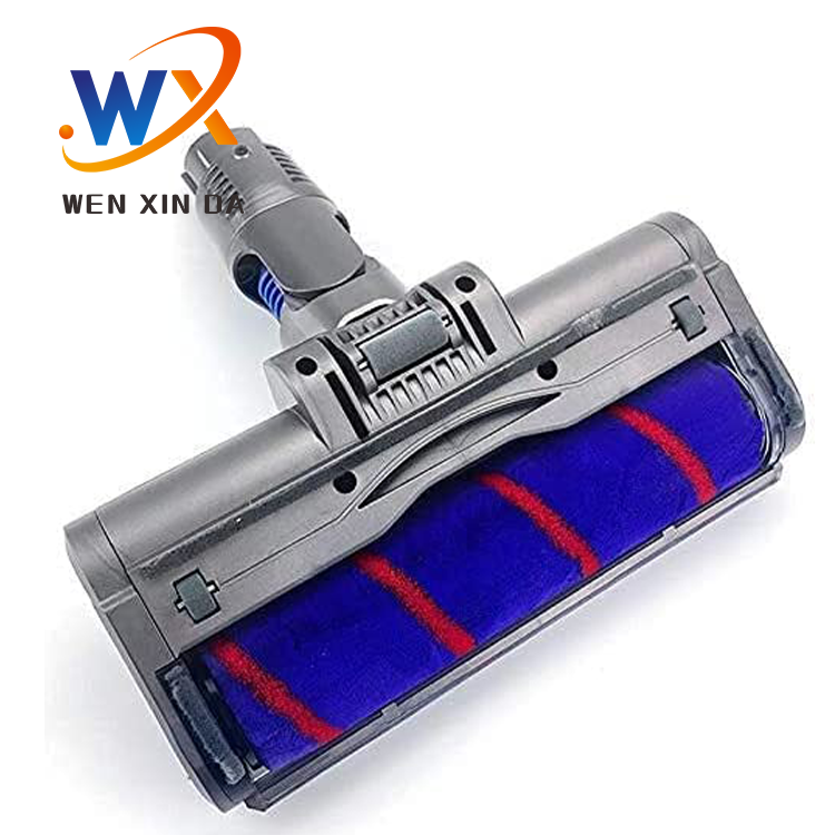 For Dysons V6 Spare Parts Vacuum Cleaner Brush Head Mop of Carpet Floor Removable Roller Head Brush Accessory With led