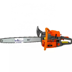 WENXIN 18inch 20inch 58cc Electrical Gasoline Petrol Chain Saw Wood Cutting Chainsaw Machines For Big Trees