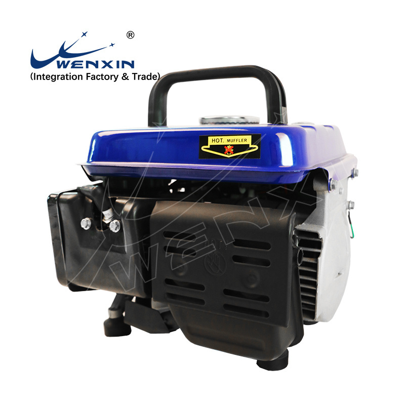 WENXIN Hand Crank 700W 0.7Kw 750W 750Watt 750 Watt Cheap Smallest Portable Gasoline Generators