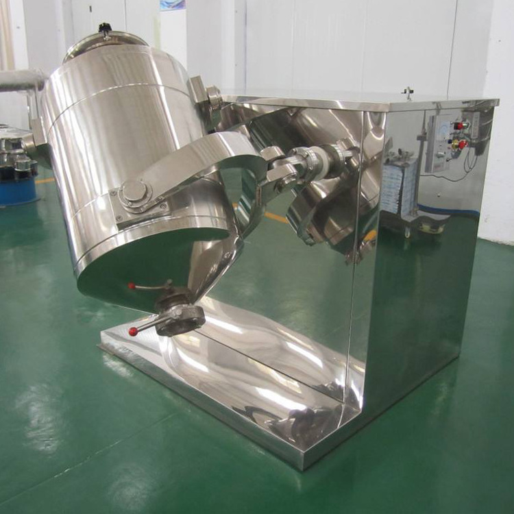 Drum Powder Mixer dry food powder mixing Rotary mixer 3D dry granules flour powder mixer