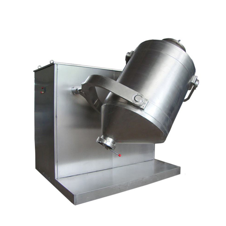 Drum Powder Mixer dry food powder mixing Rotary mixer 3D dry granules flour powder mixer