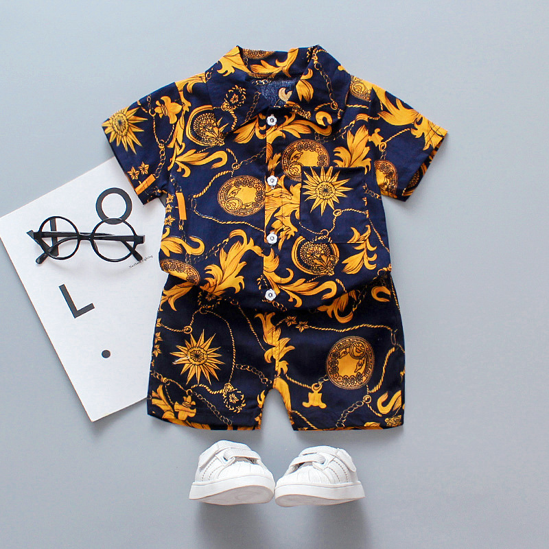 WEN Baby Boys Clothing Sets Summer T-Shirt Children Boys Clothes Suit