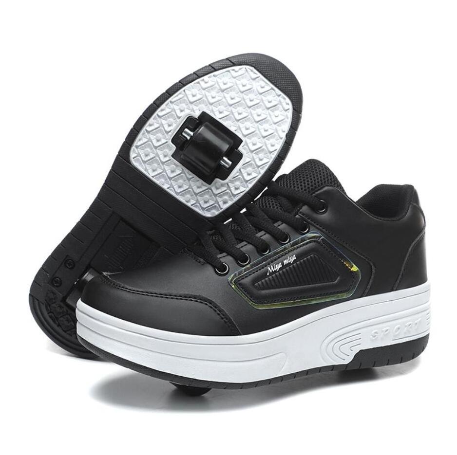 Hot selling new hidden detachable dual wheel roller skate shoes