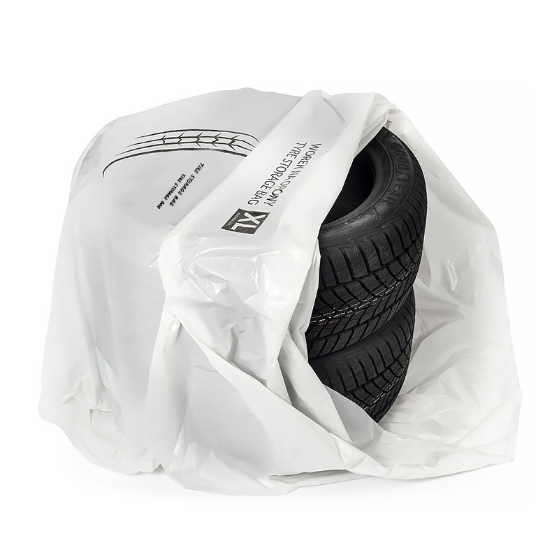 Customized Waterproof Car Tyre Plastic Bags disposable hdpe ldpe tire bags