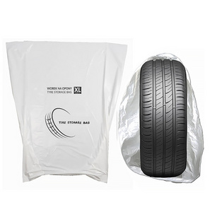 Customized Waterproof Car Tyre Plastic Bags disposable hdpe ldpe tire bags