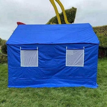 hot sale blue relief tent waterproof canvas tent for camping/disaster/emergency