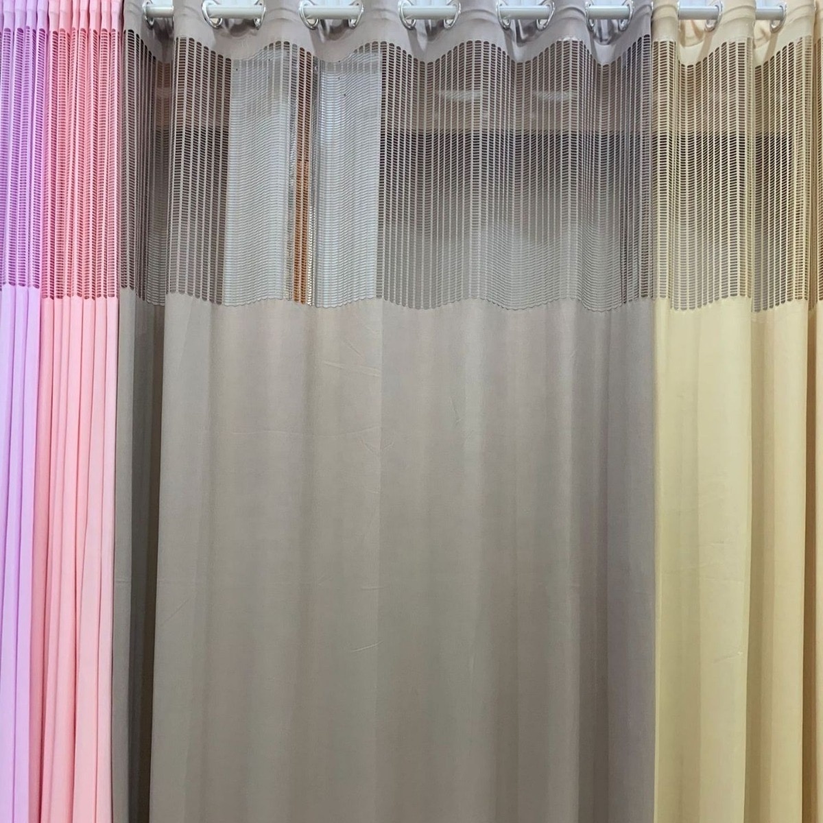 Hospital Privacy Flame Retardant Divider Screen Grommet Cubicle Curtain Fabric for Medical Clinic SPA Lab Lab