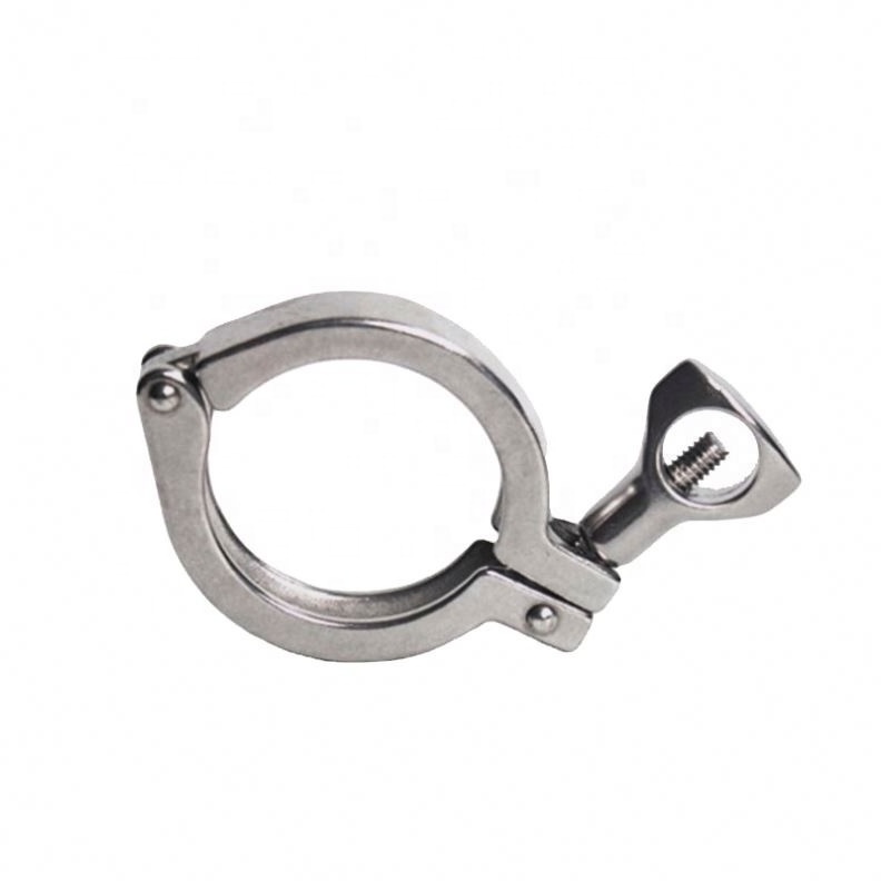 stainless steel 201 304 Sanitary Single Pin light/ medium/Heavy Duty Clamps ,Sanitary Stainless Steel Pipe Clamps