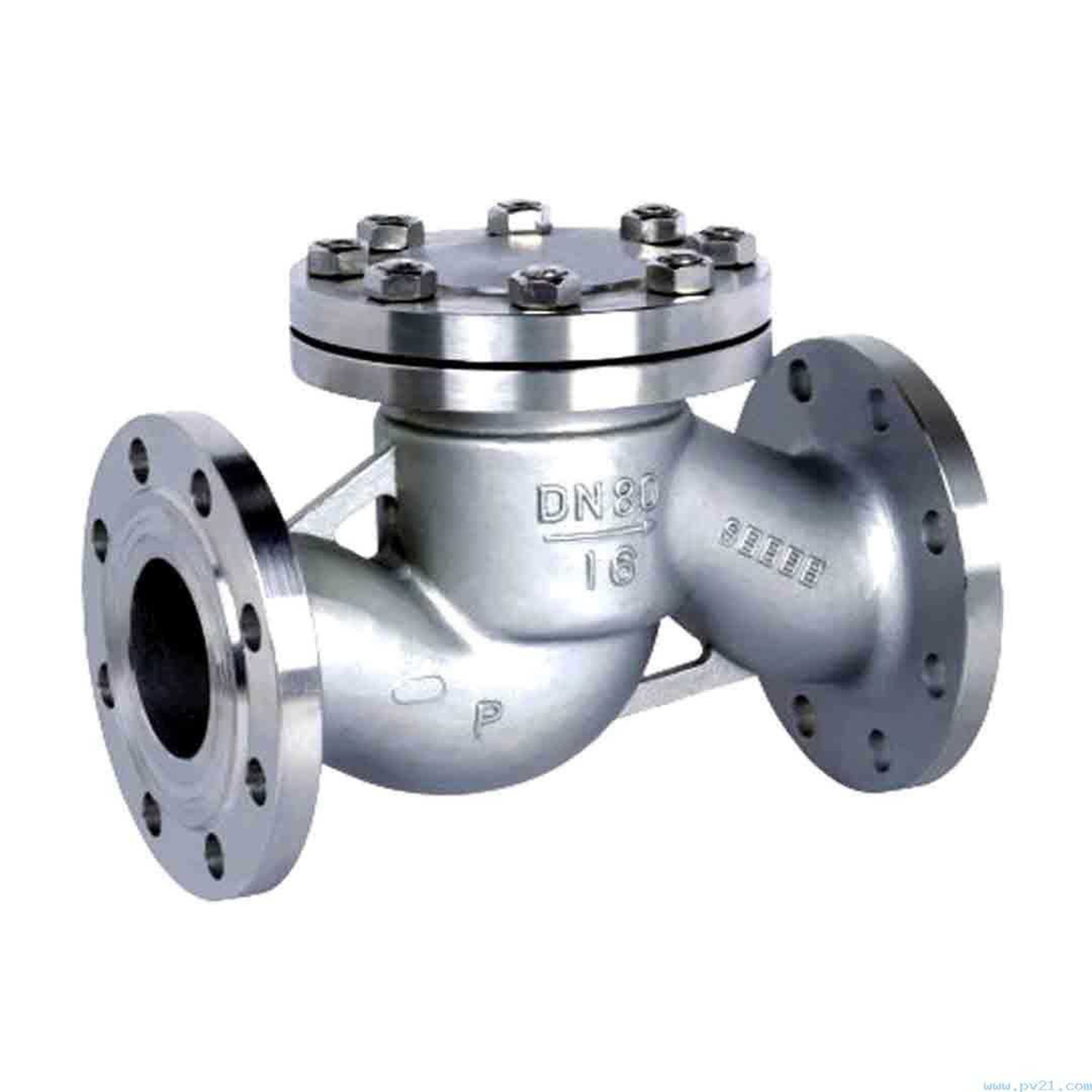 H41W-16P stainless steel 304 water meter check valve Flanged DN40 Check Valve Lift Check Valve