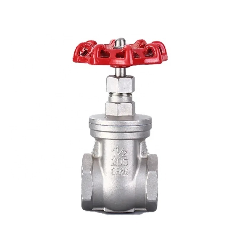 stainless steel201 304 316  manual gate valve hard sealed gate valve internal threaded water pipe gate valve npt bspt