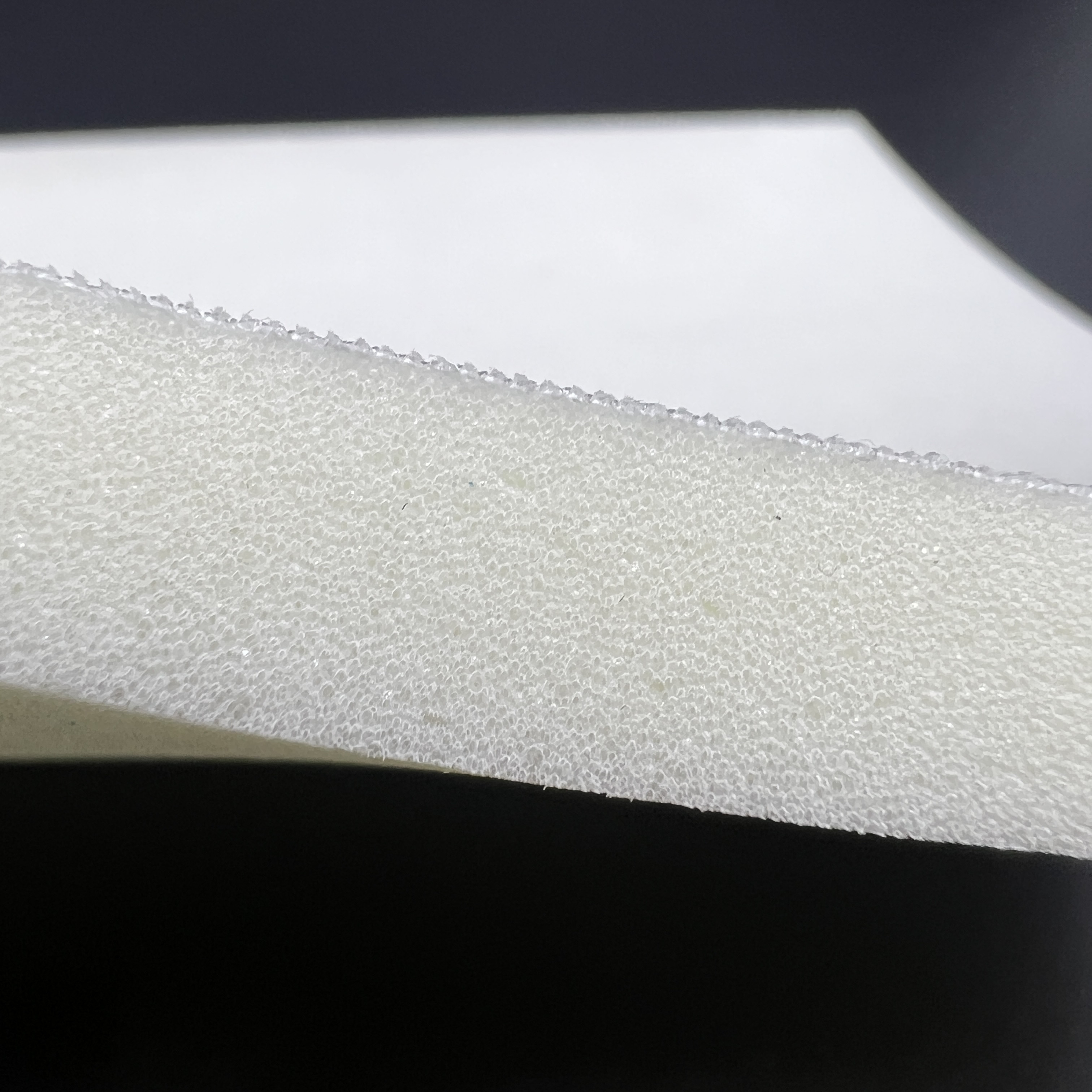 High density open cell polyethylene foam/PE foam sheet/pu foam 0.1-100mm thickness with fabric