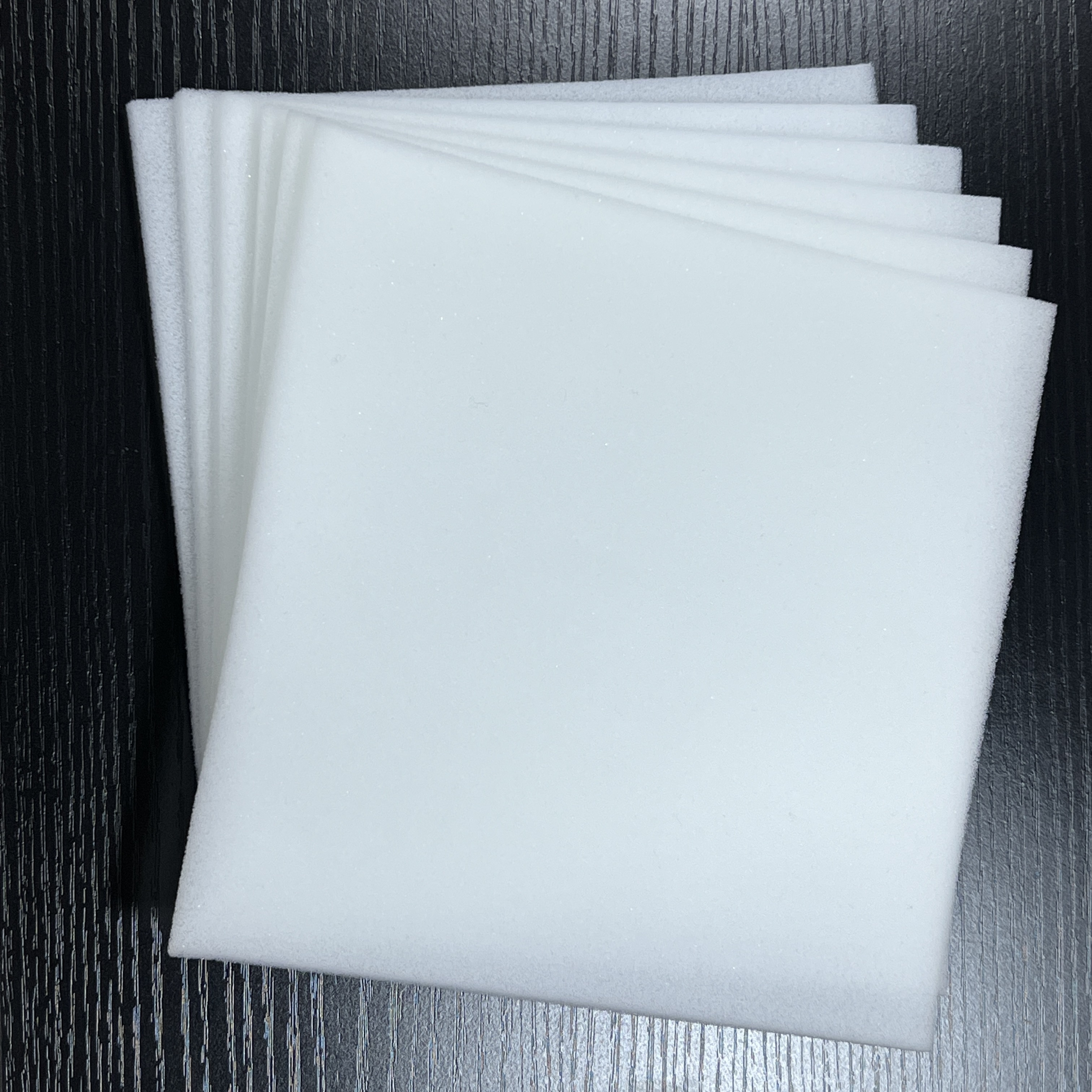 polyurethane foam sheets/roll 4mm 8mm 12mm Low density PU foam white black Opening