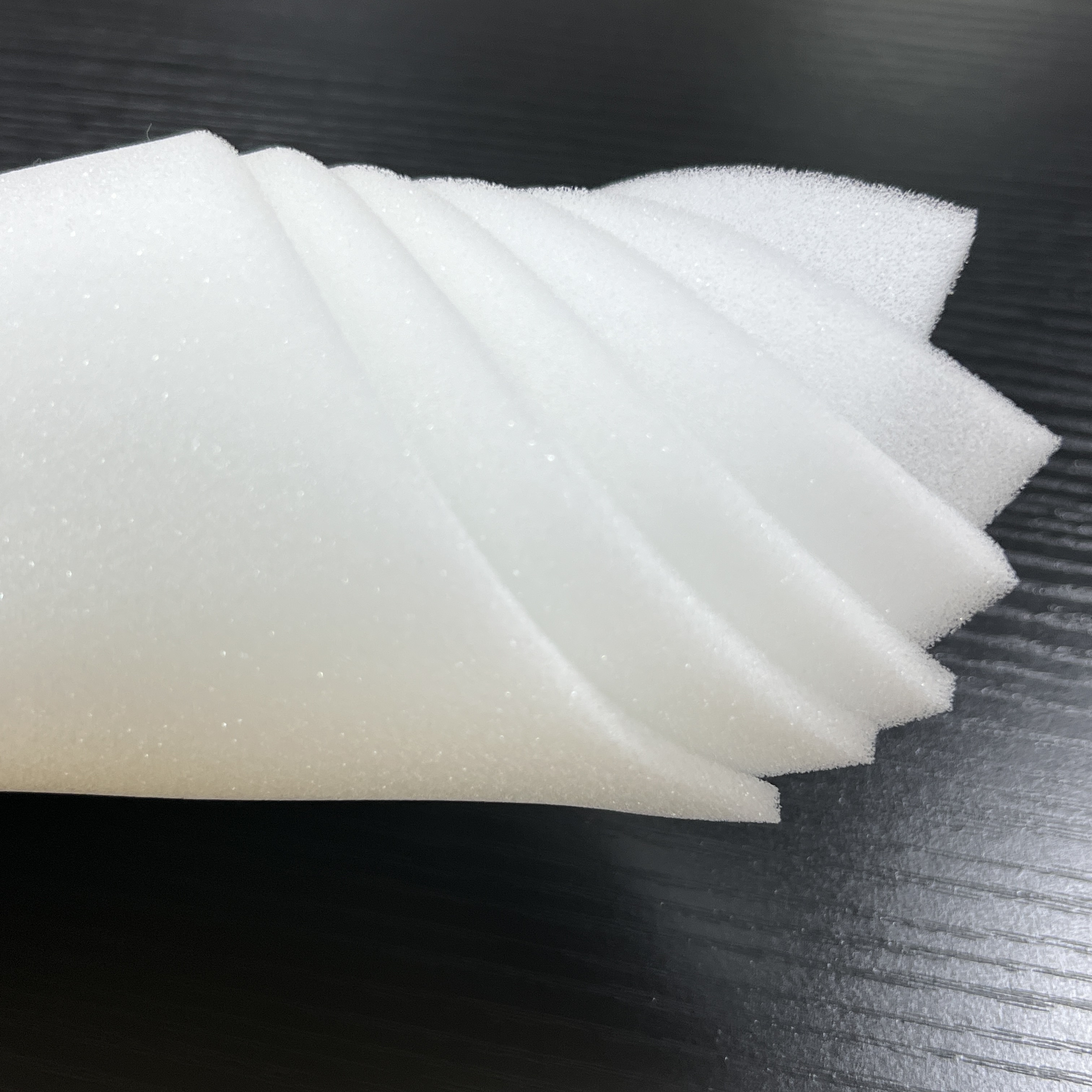 Polyurethane Foam Sheets- Roll Size 4mm 8mm 12mm Low Density PU Foam White Black Opening Cutting Moulding Processing Available