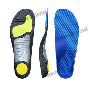 Insole factory PORON material damping Shock absorbing breathable Orthotics multifunctional insole