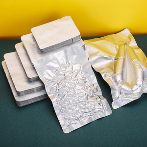 Silver Color Big Vacuum Sealed Bag Aluminum Foil Food Packaging Bags Vacuum Heat Seal