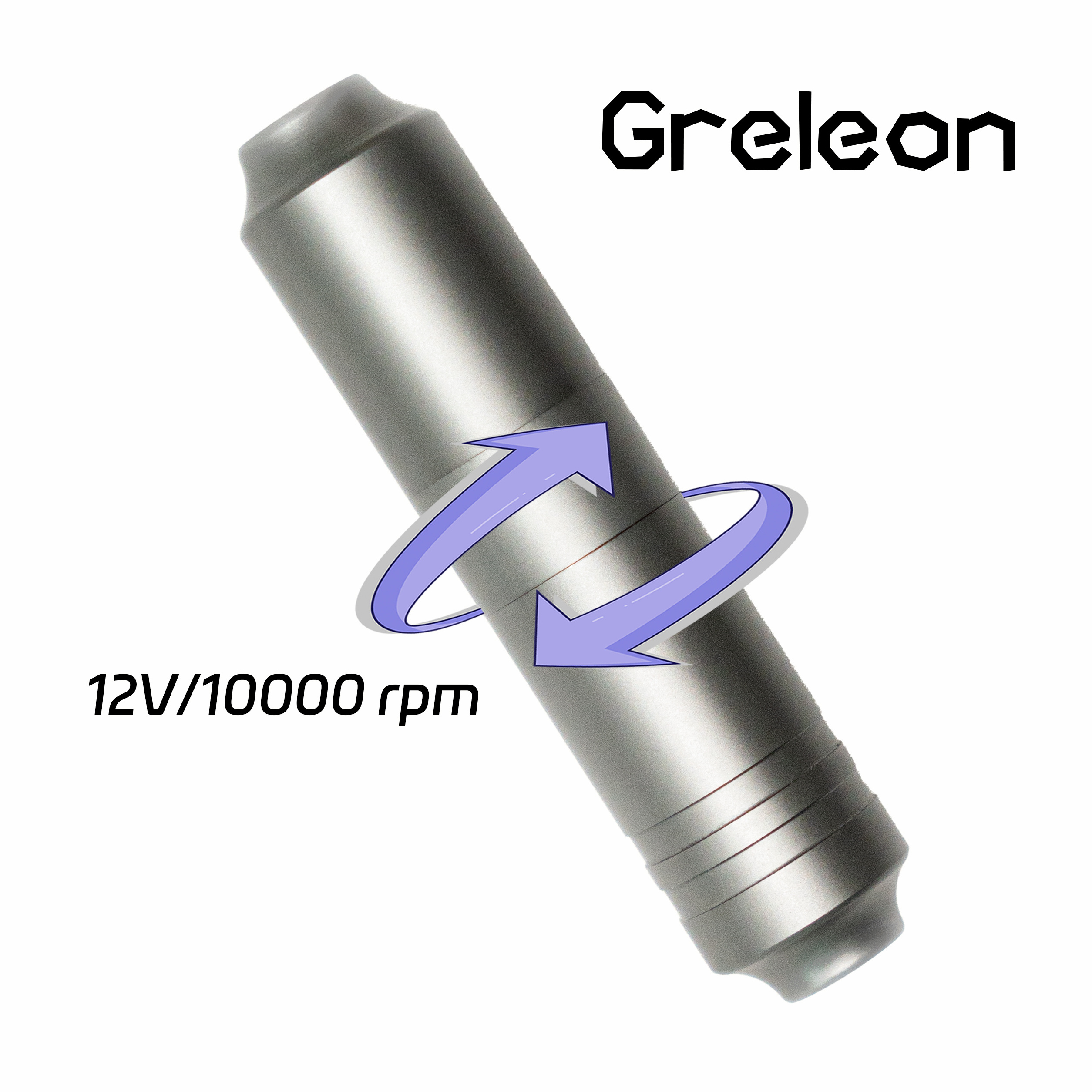 Greleon Tattoo Machine T-1008 Tattoo Machine Gun Silver machine pen With High Torque Motor for body art