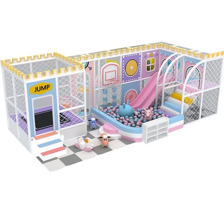 Professional Children's School Interior Kids Playground Indoor Tree Angel Dreamland Space Ship Playground