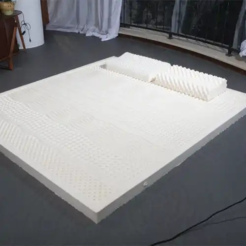 Factory Wholesale Dunlop The Top Foam Mattress Solid Queen King Size Nature Latex Bed Mattresses