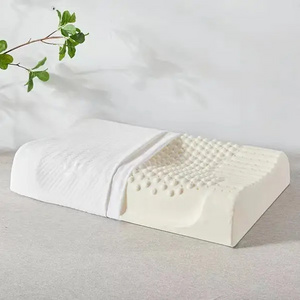 Factory Outlet Sleep Bed rest Gear Comfort Pure Celestial Medcline Pillow Natural Latex Pillow With Knit Cover