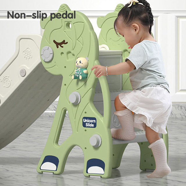 baby children white single climbing dome folding slide sliding toy mini swing and slide set