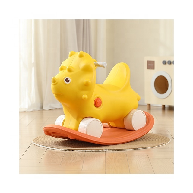 Baby Plastic Kids Rocking Horse Ride On Toy Animals Dinosaur unicorn Plastic Kids Rocking Horse