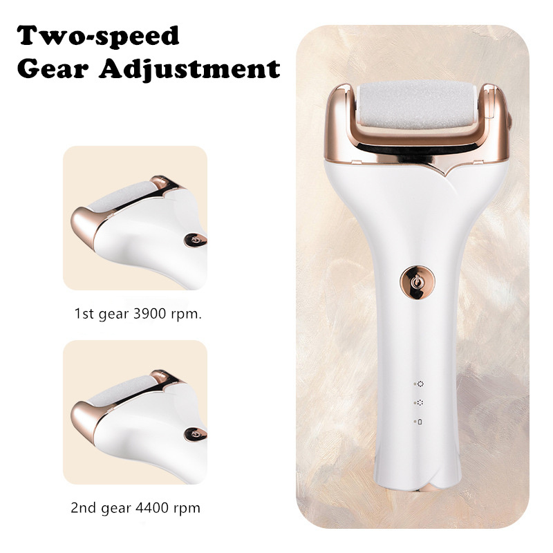 CARESTA USB Rechargeable Professional Foot Grinder Dead Skin Remover Pedicure Electric Foot File Callus Remover For Feet