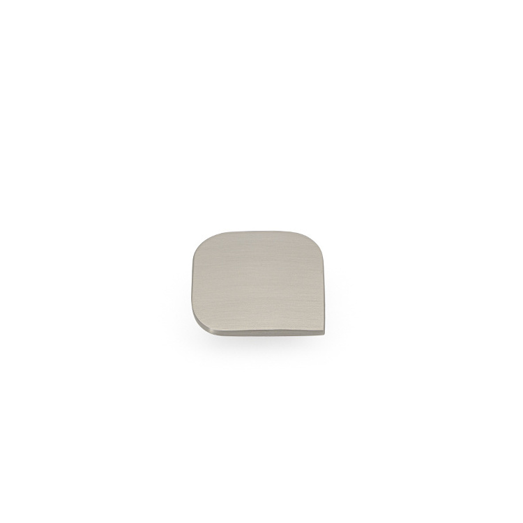 Brushed Nickel Finish Square Furniture hardware handle  kitchen cabinet drawer knobs