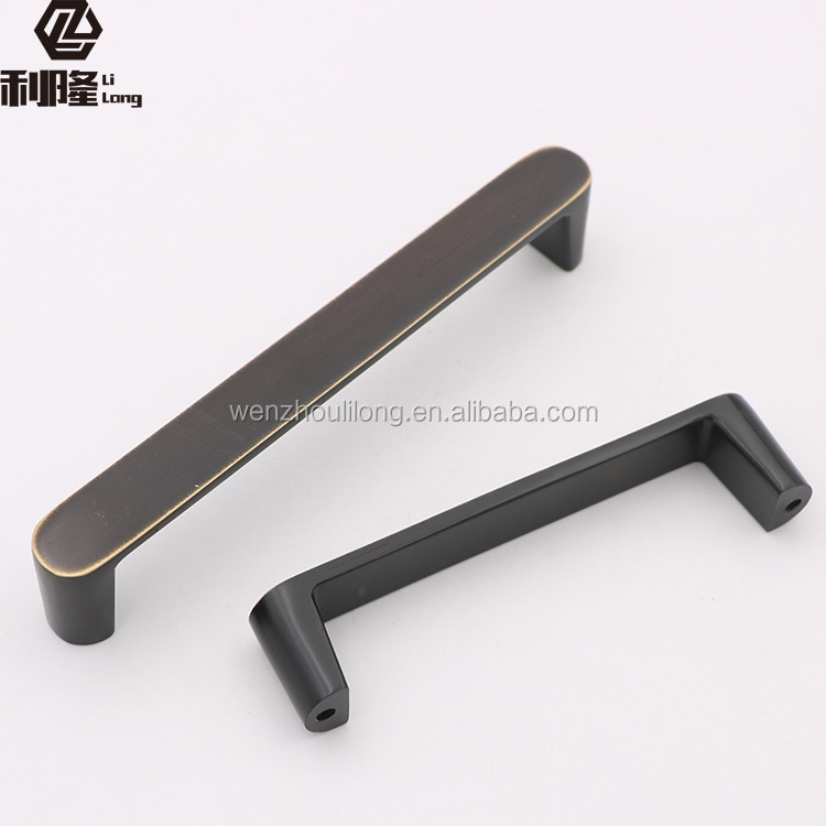 Solid Furniture Fitting Copper Chest Bedroom Handle Door Pull Drawer Cabinet Handles Integrated Brass New Modern Kitchen Handles