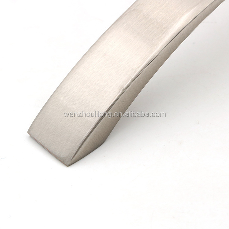 modern brush aluminum U shape door bedroom pulls furniture hardware accessories arched drawer kitchen cabinet handle