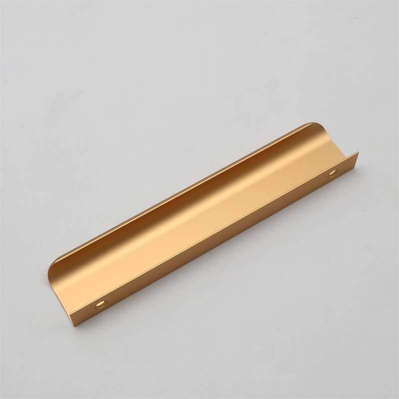 Modern Gold funiture aluminum profile Hardware Long conceal Cabinet Pulls Drawer Cupboard Hidden Kitchen Handles