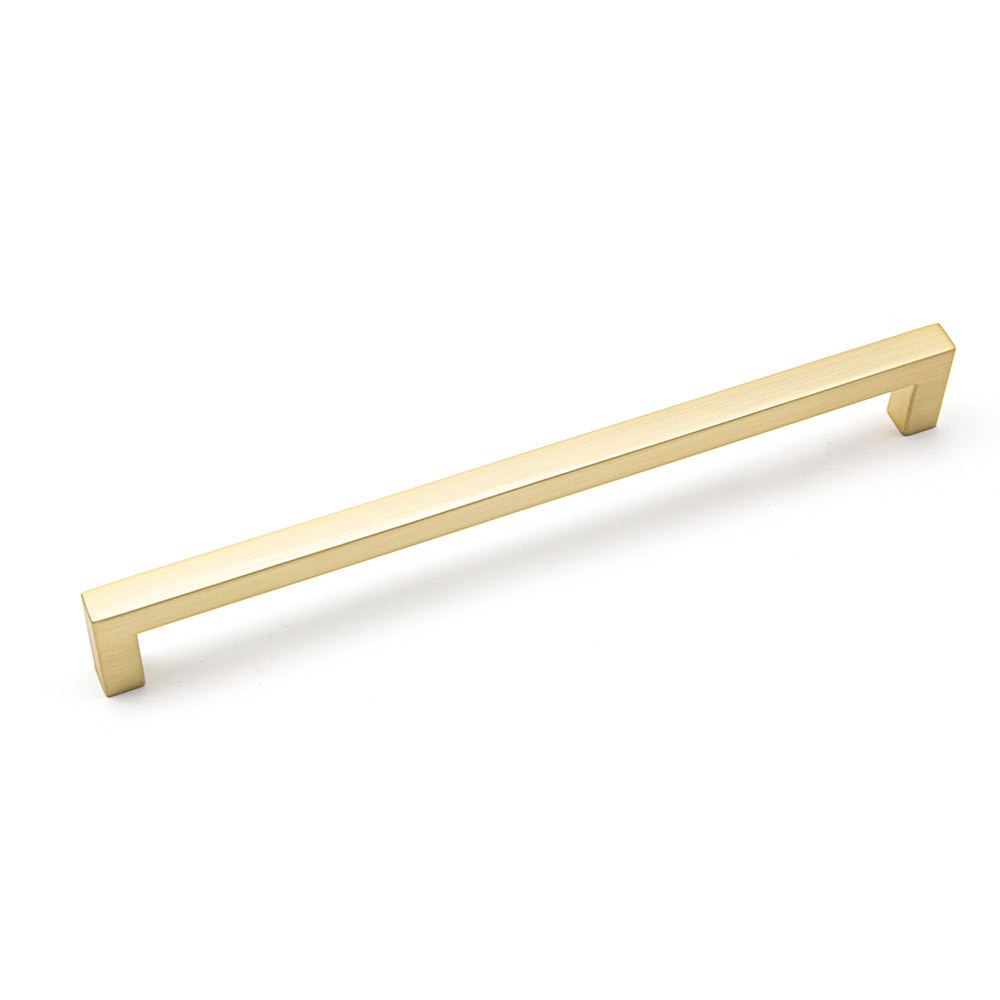 Modern square bar kitchen cupboard door handle pulls cabinet drawer pull handle