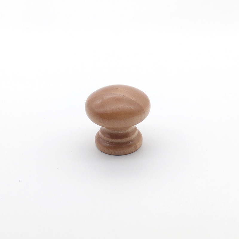 Round Mushroom Shape Wooden Handles Cabinet Drawer Knobs Drawer Pulls