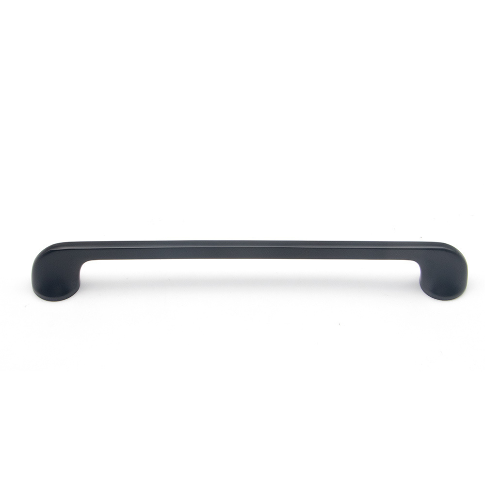 Round Foot Cabinet Arch Pull Furniture Dresser Golden Bar Pulls Black kitchen drawer Handles