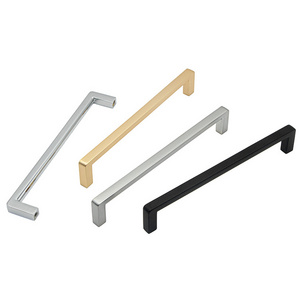 classical brushed nickle alloy kitchen square cabinet handles furniture hardware drawer pulls