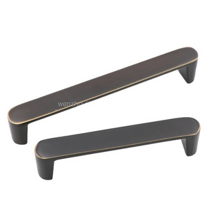 Solid Furniture Fitting Copper Chest Bedroom Handle Door Pull Drawer Cabinet Handles Integrated Brass New Modern Kitchen Handles