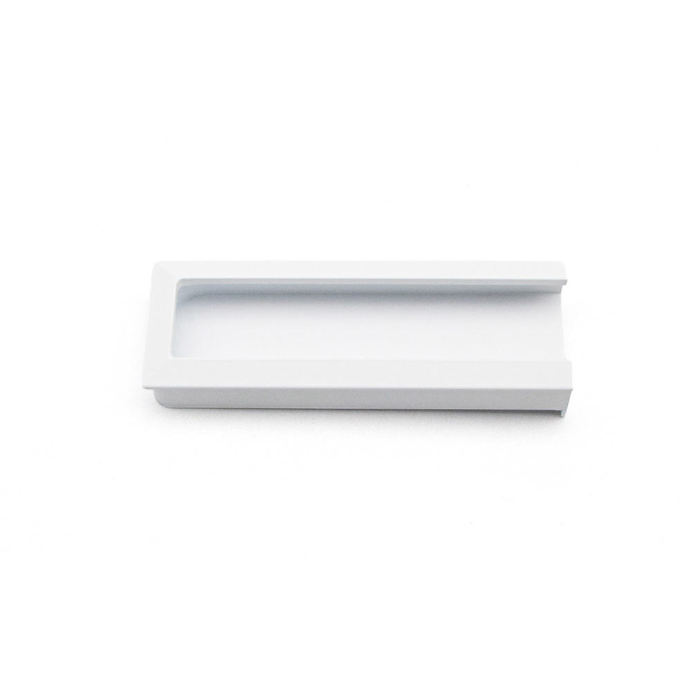 Concealed white Handle aluminum Sliding Door Cabinet Drawer Handle Rectangular Recessed Flush Pull For Door