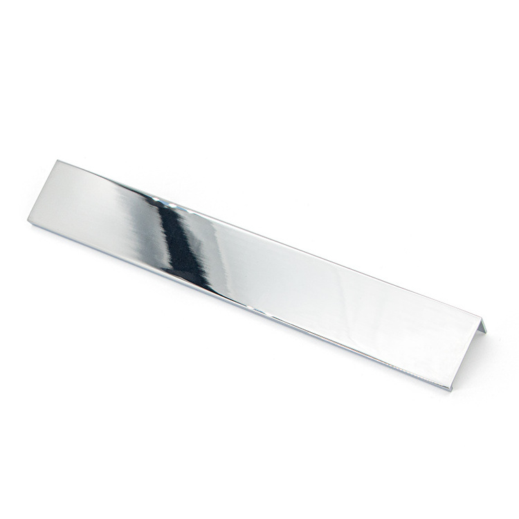 Metal hidden Aluminum profile Edge handle Long Home Kitchen Bedroom Cabinet Wardrobe Drawer Furniture pull