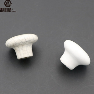 Elegant round white ceramic bedroom furniture handle drawer dresser pulls kitchen cabinet door knobs