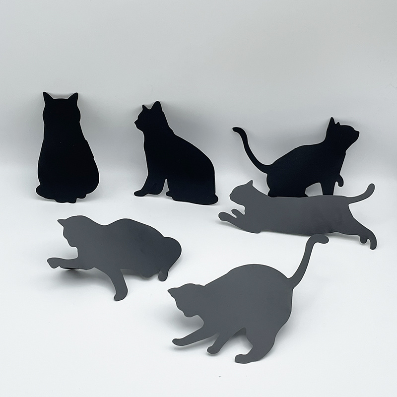 High Quality 8pcs/set Removable 3D Cat Wall Stickers Self Adhesive PVC Home Decor Beautiful 3D Decoration for Home