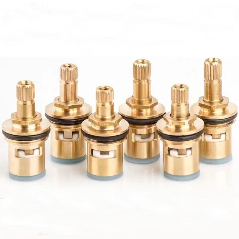 Factory price OEM brass faucet valve quick open bathroom brass faucet cartridge