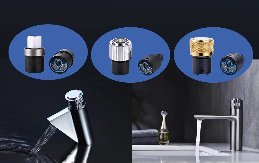 Factory price 35mm with brass accessory constant temperature button push faucet cartridge