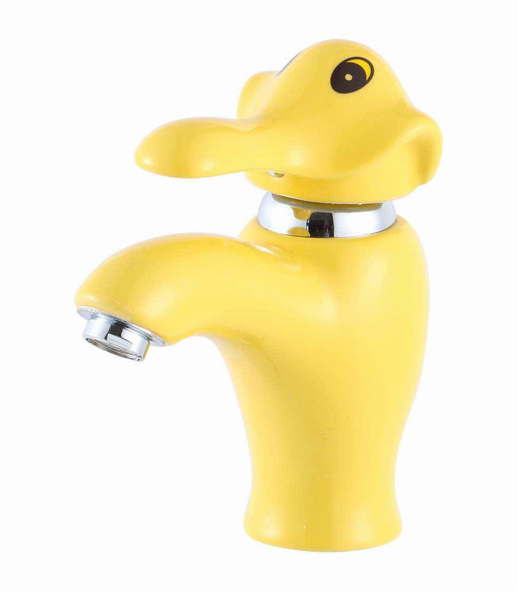 new designed elephant shape Hot sale designed brass Stretchable display hot cold mixer basin faucet for children