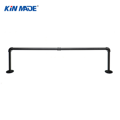 Industrial Pipe Wall Mounted Clothes Hanging Shelves System,Metal Clothing Towel Rack,Retail Pipe Rack Perfect For Display