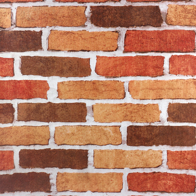 Red Brick Wallpaper Wall Decoration Stone Adhesive Contact Paper Chinese Factory Wholesale 3d for Bedroom House Home Black 30019