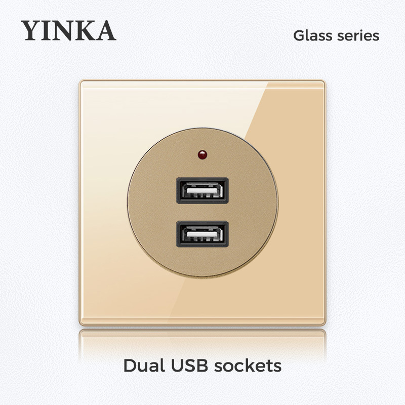 YINKA Ukrainian Dutch Vintage Socket Wall Switches And Wall Sockets Home Light Switch EU UK