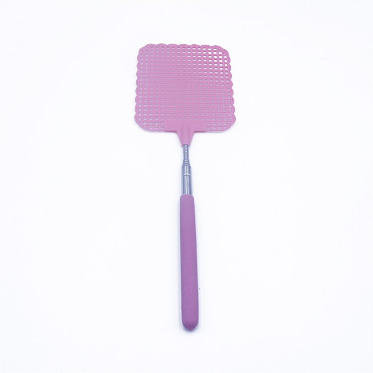 Custom Telescopic Stainless Steel Fly Swatter Plastic Fly Swatter