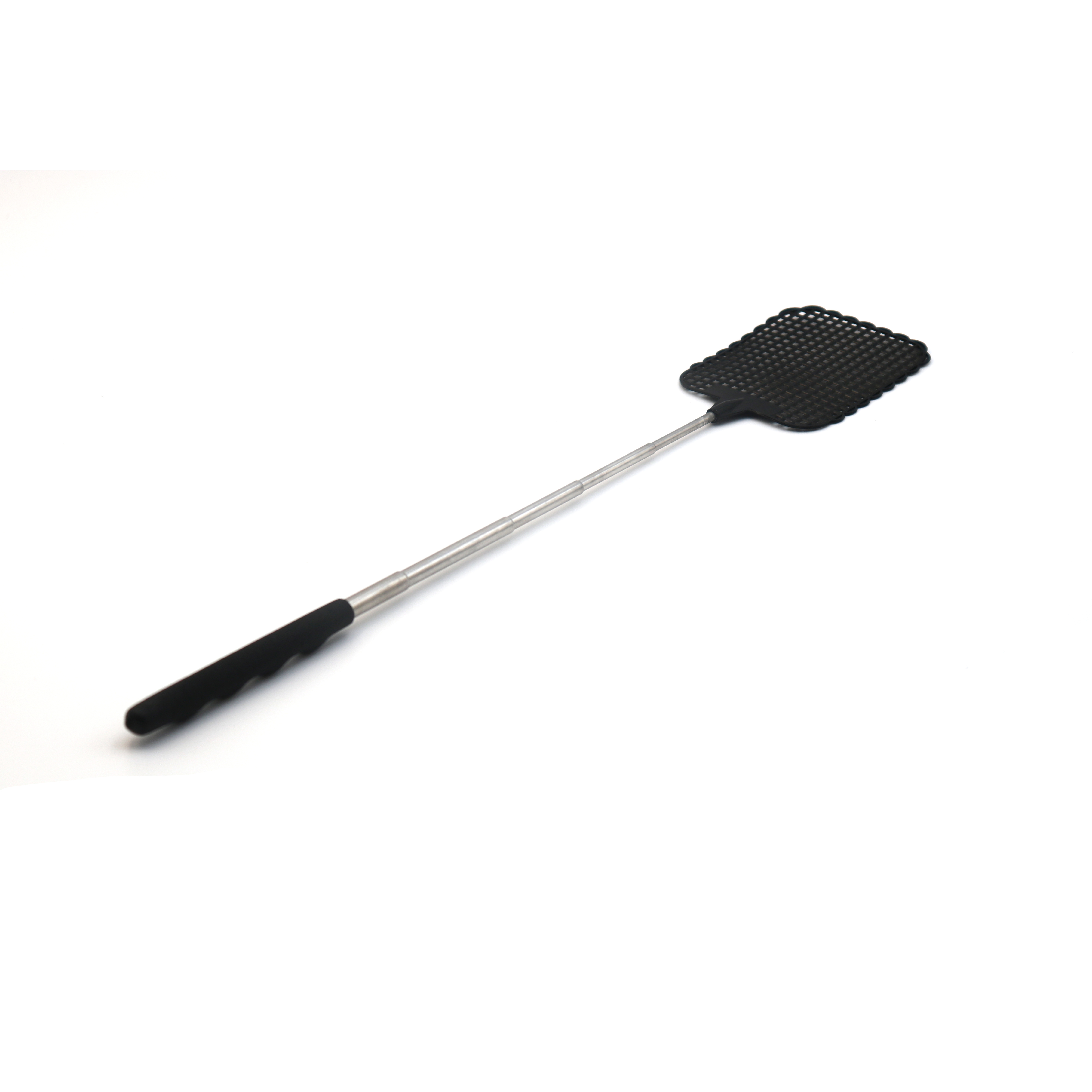 Long handle colorful metal handle 70cm plastic fly swatter