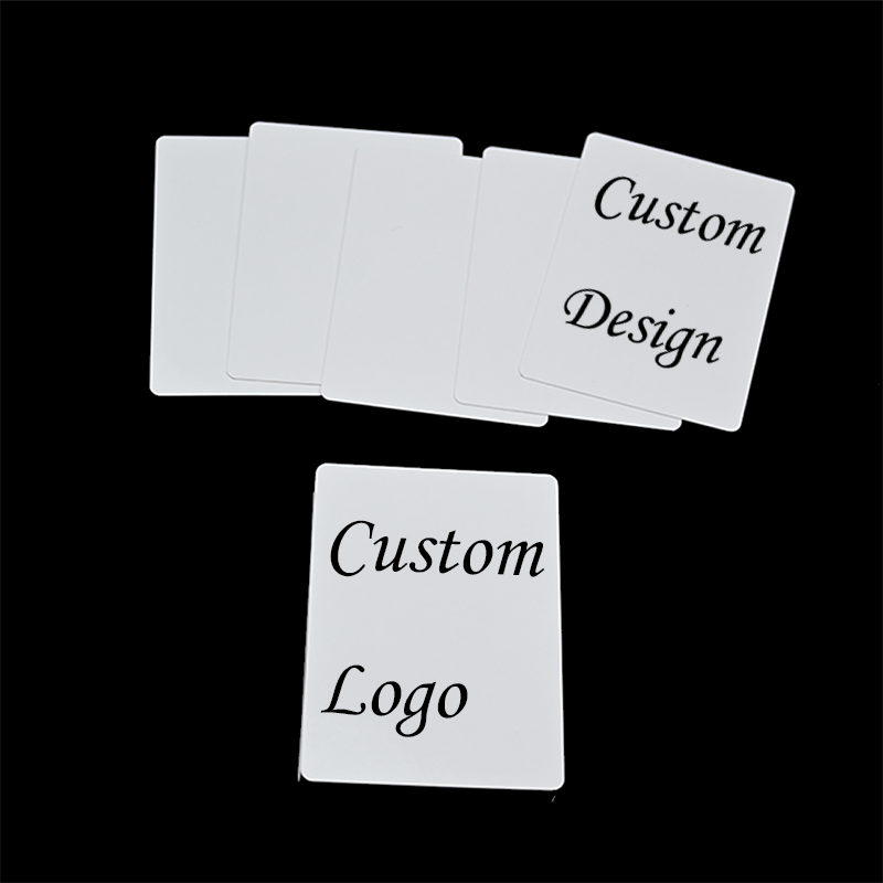 Custom Design Your Logo Paper Printed Box Plastic Waterproof Poker Deck Sublimation Playing Cards Blank