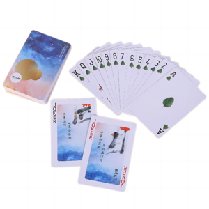 Top Quality Cheap Price Waterproof Card Game Playing Cards Custom Printing Playing Cards With Box Package